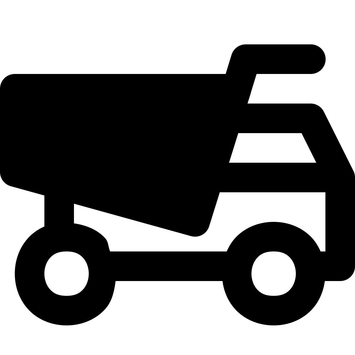 material rounded style camion della spazzatura icon