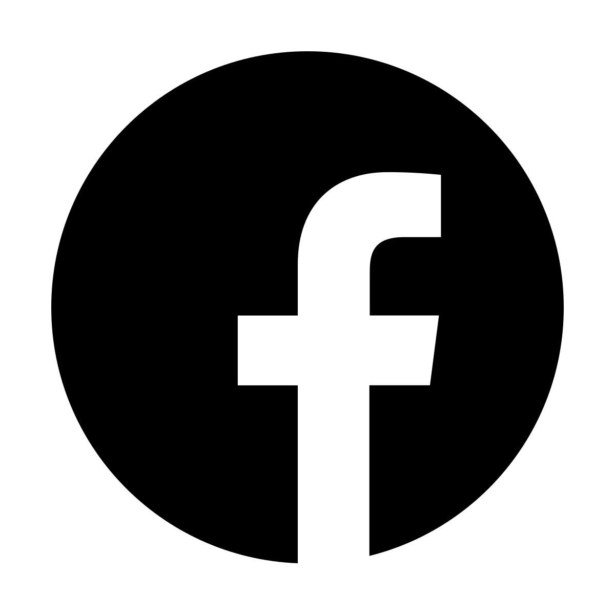 material rounded style facebook entouré icon