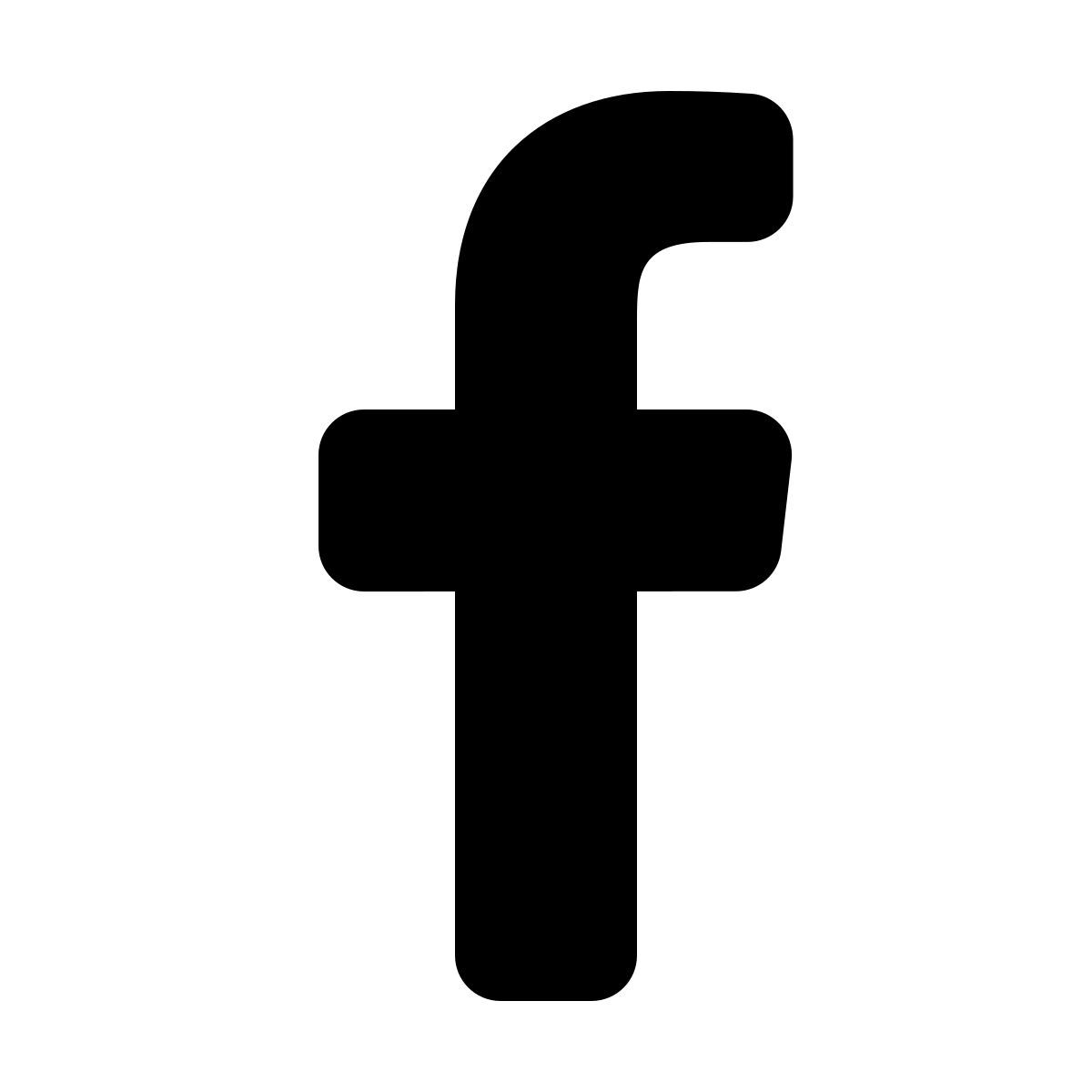 material rounded style facebook f icon