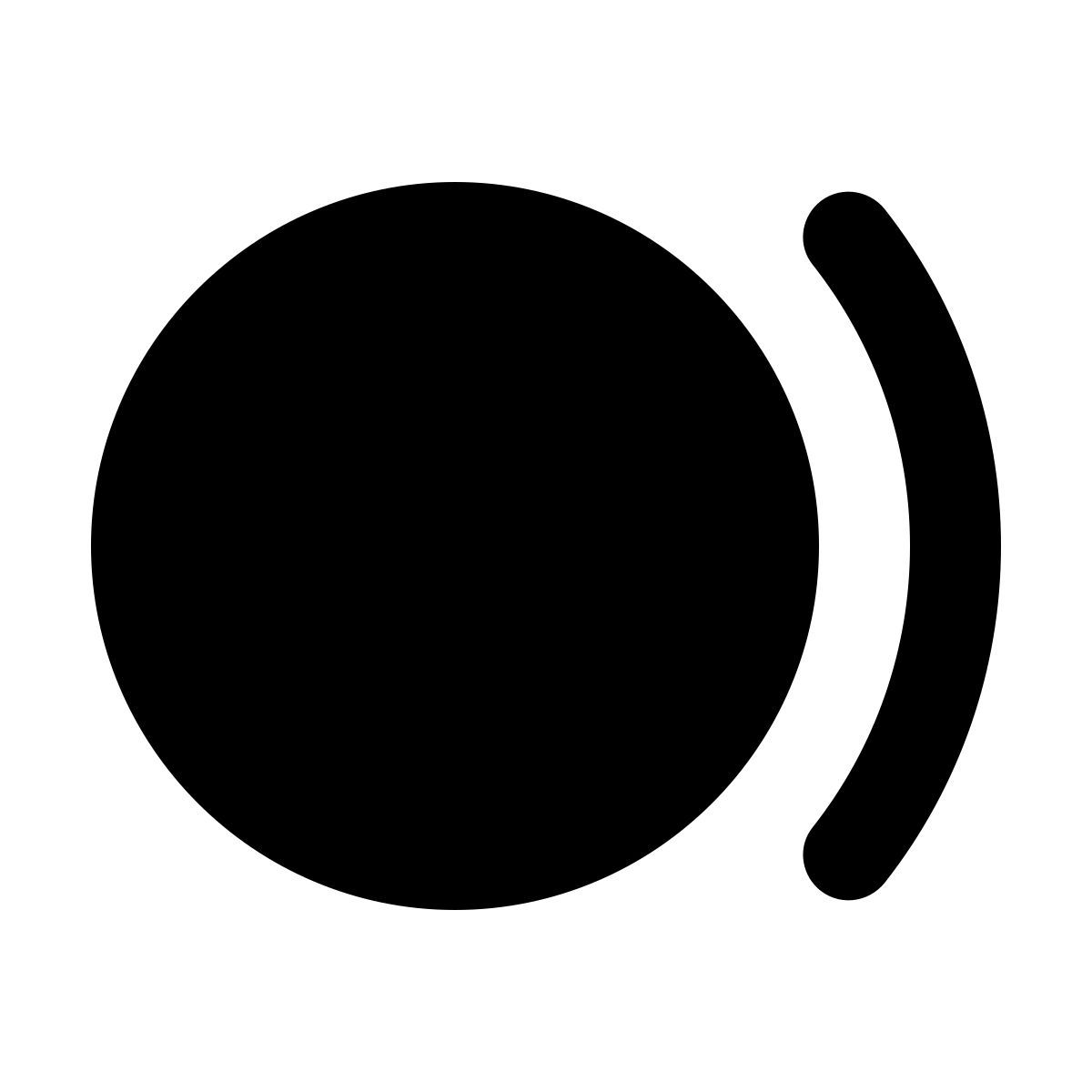 material rounded style fiber smart record icon