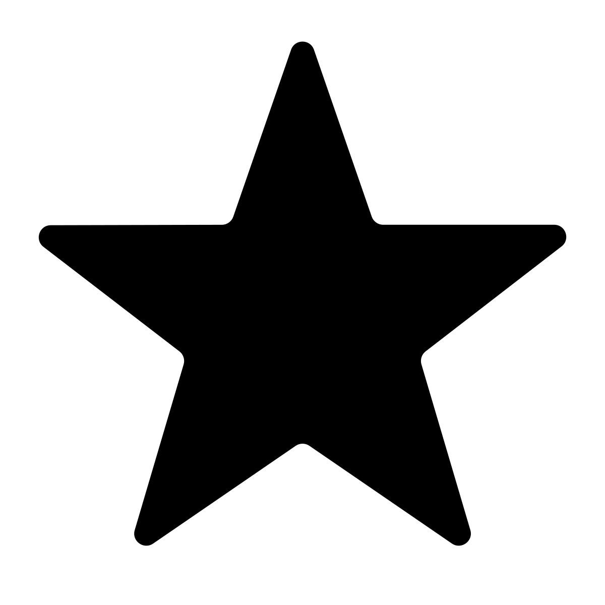 material rounded style stella riempita icon