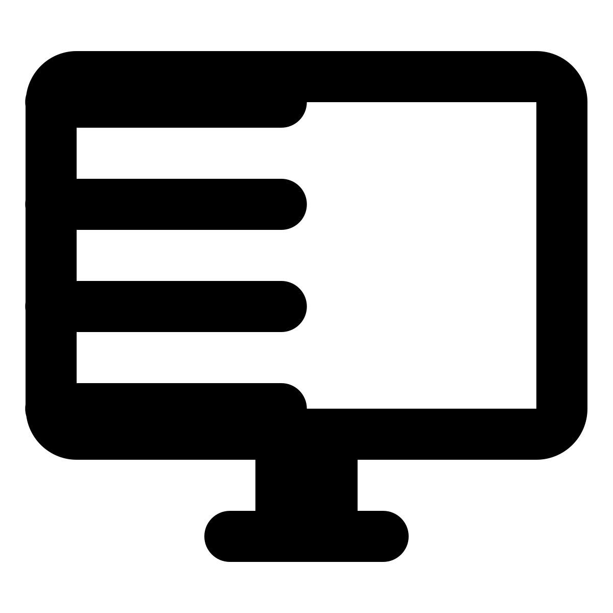 material rounded style flicker free icon