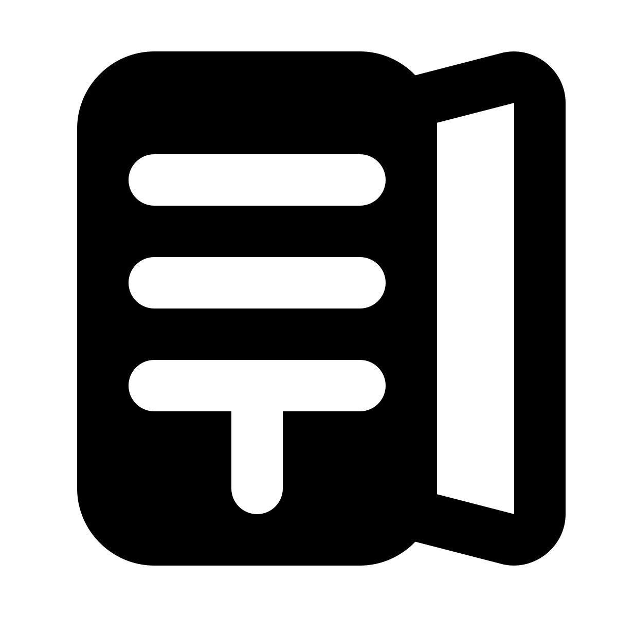 material rounded style full fridge icon