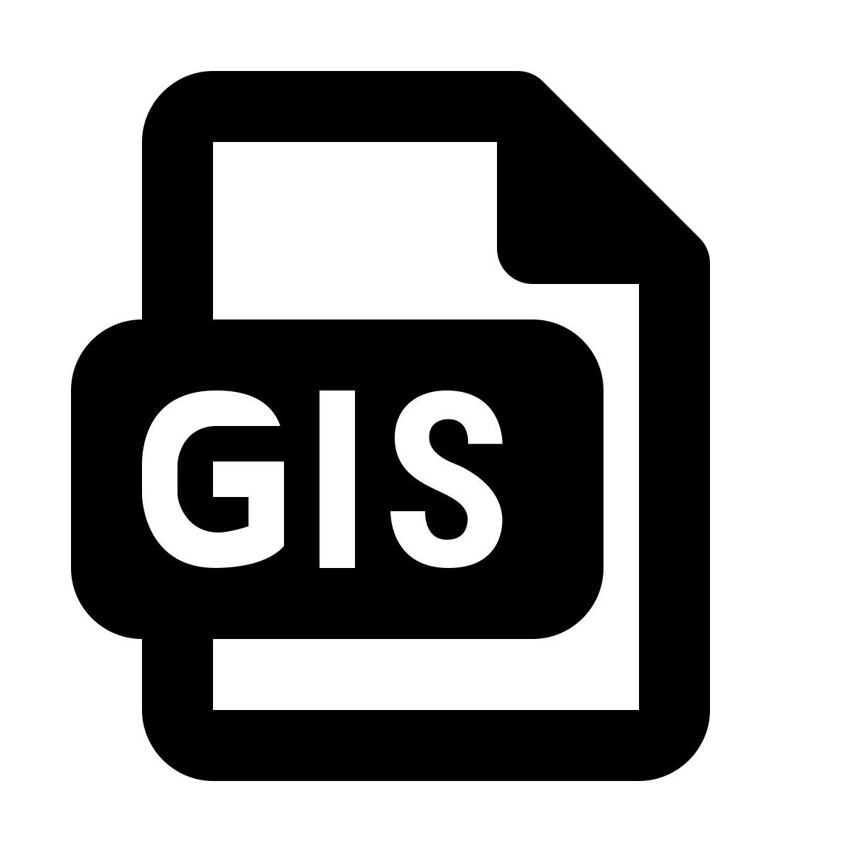 material rounded style gis icon
