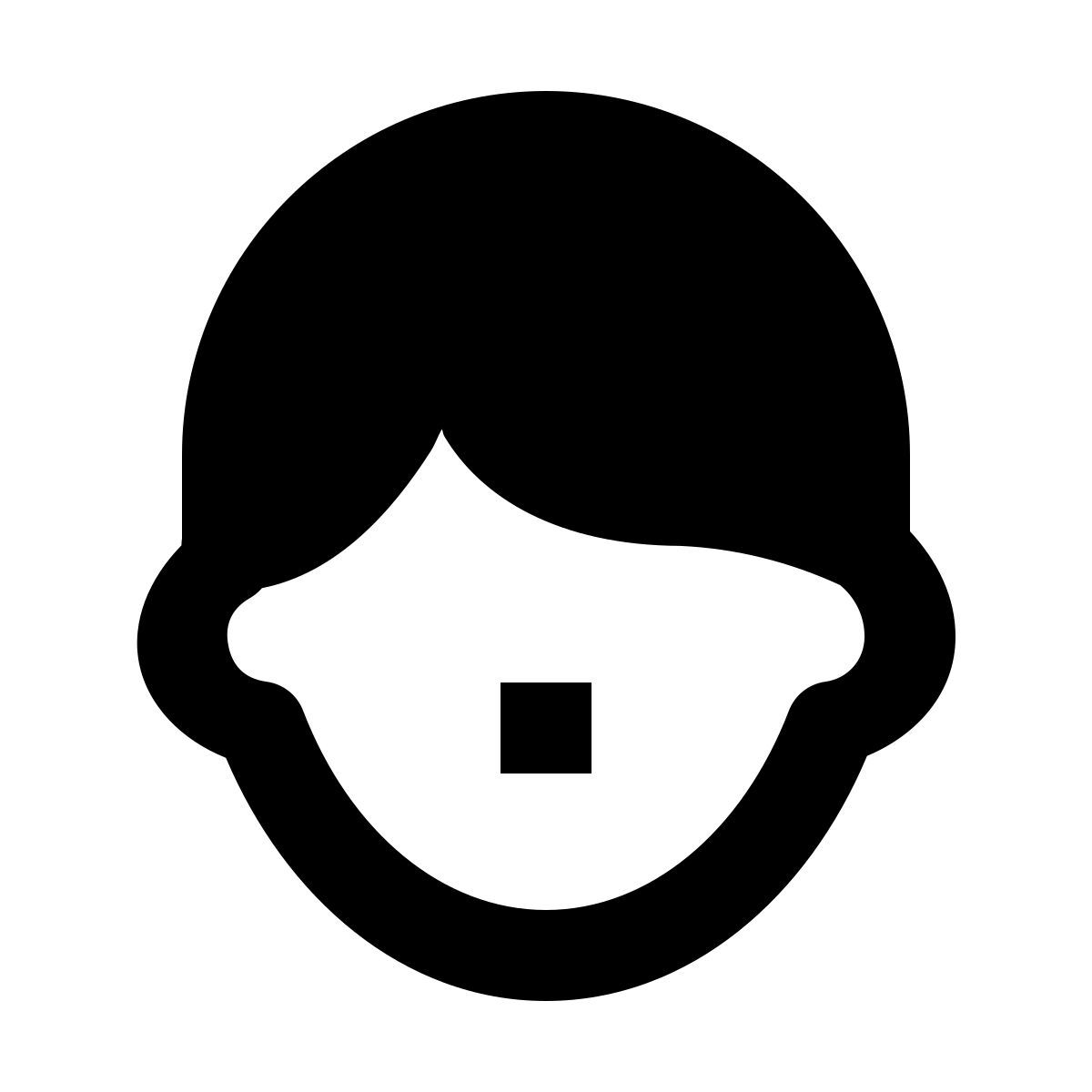 material rounded style hitler icon