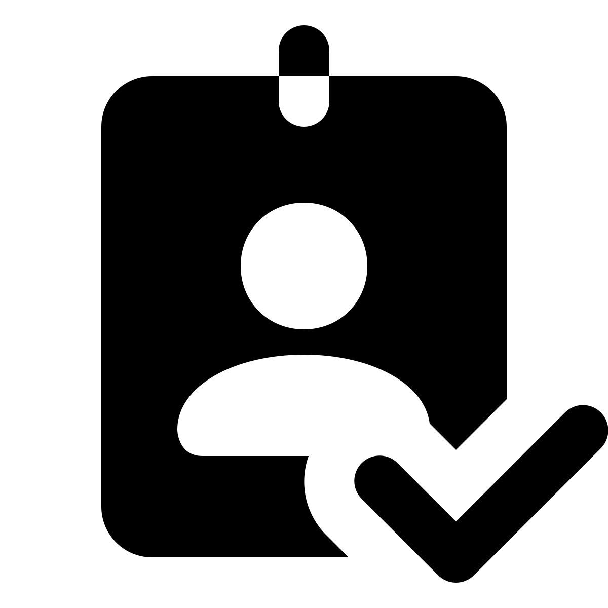 material rounded style id überprüft icon