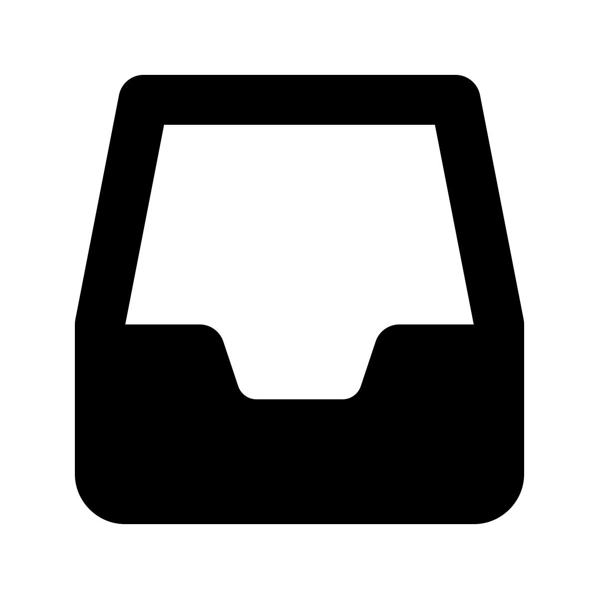 material rounded style posta in arrivo icon