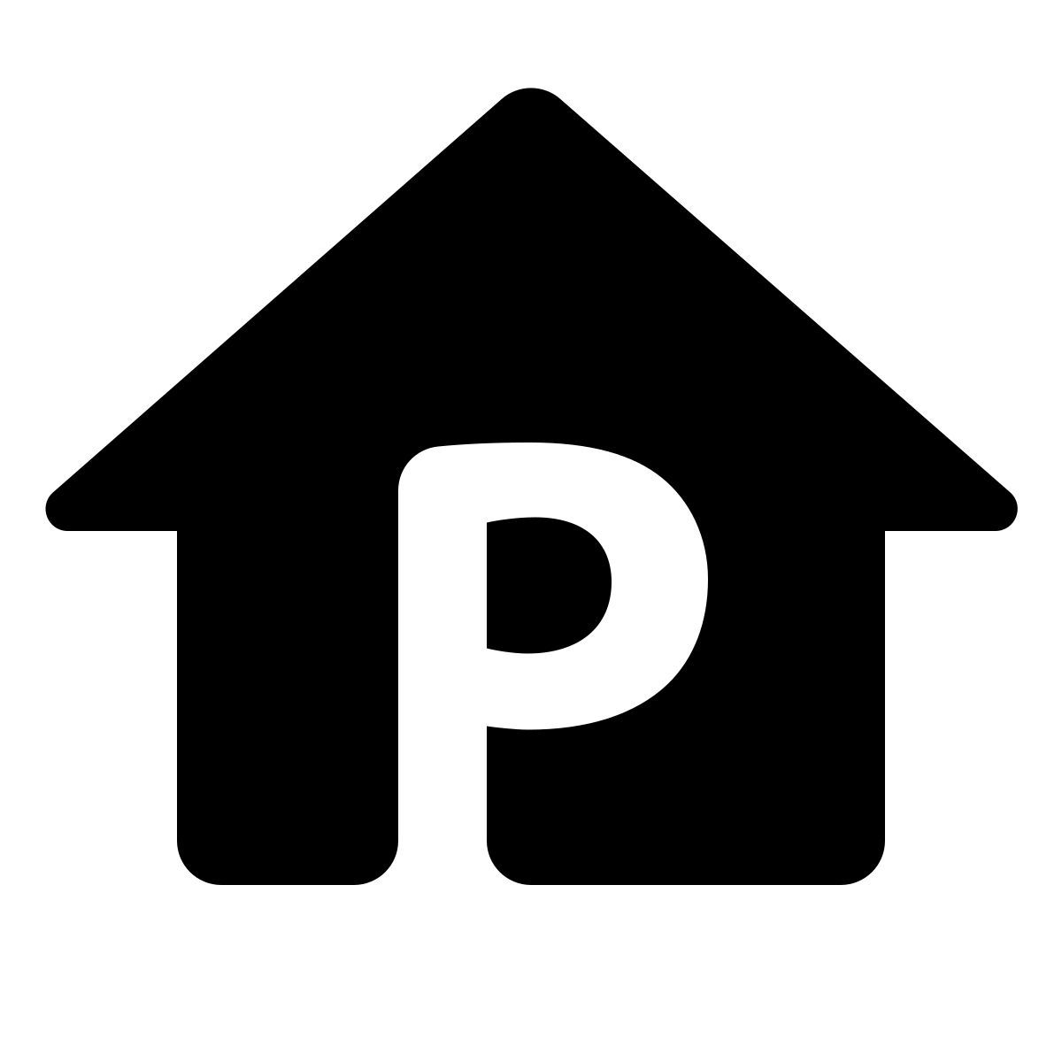 material rounded style aparcamiento cubierto icon