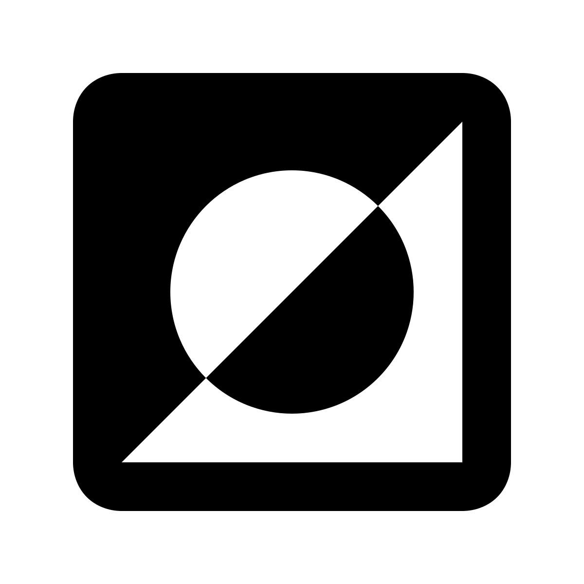 material rounded style inverti selezione icon