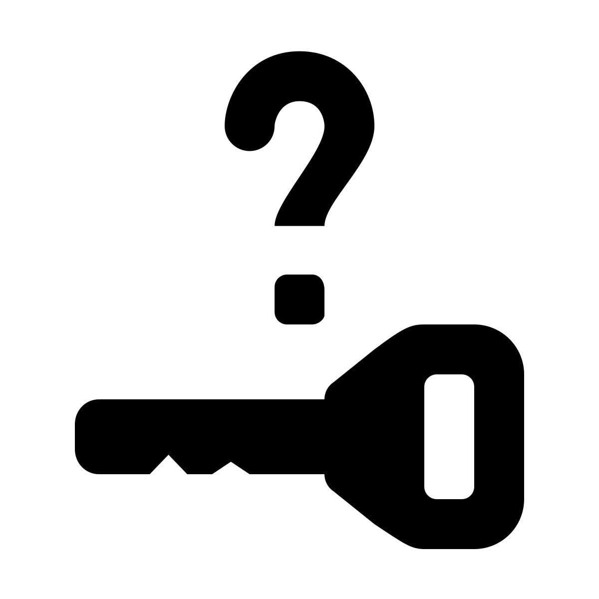 material rounded style clé pas dans le véhicule icon