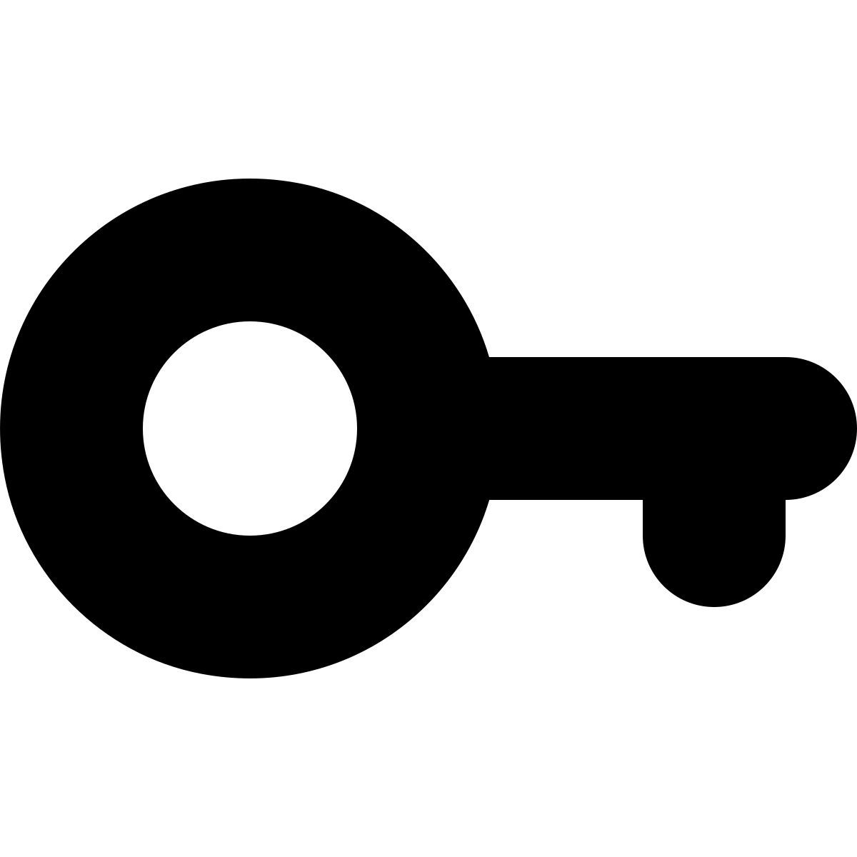 material rounded style key icon