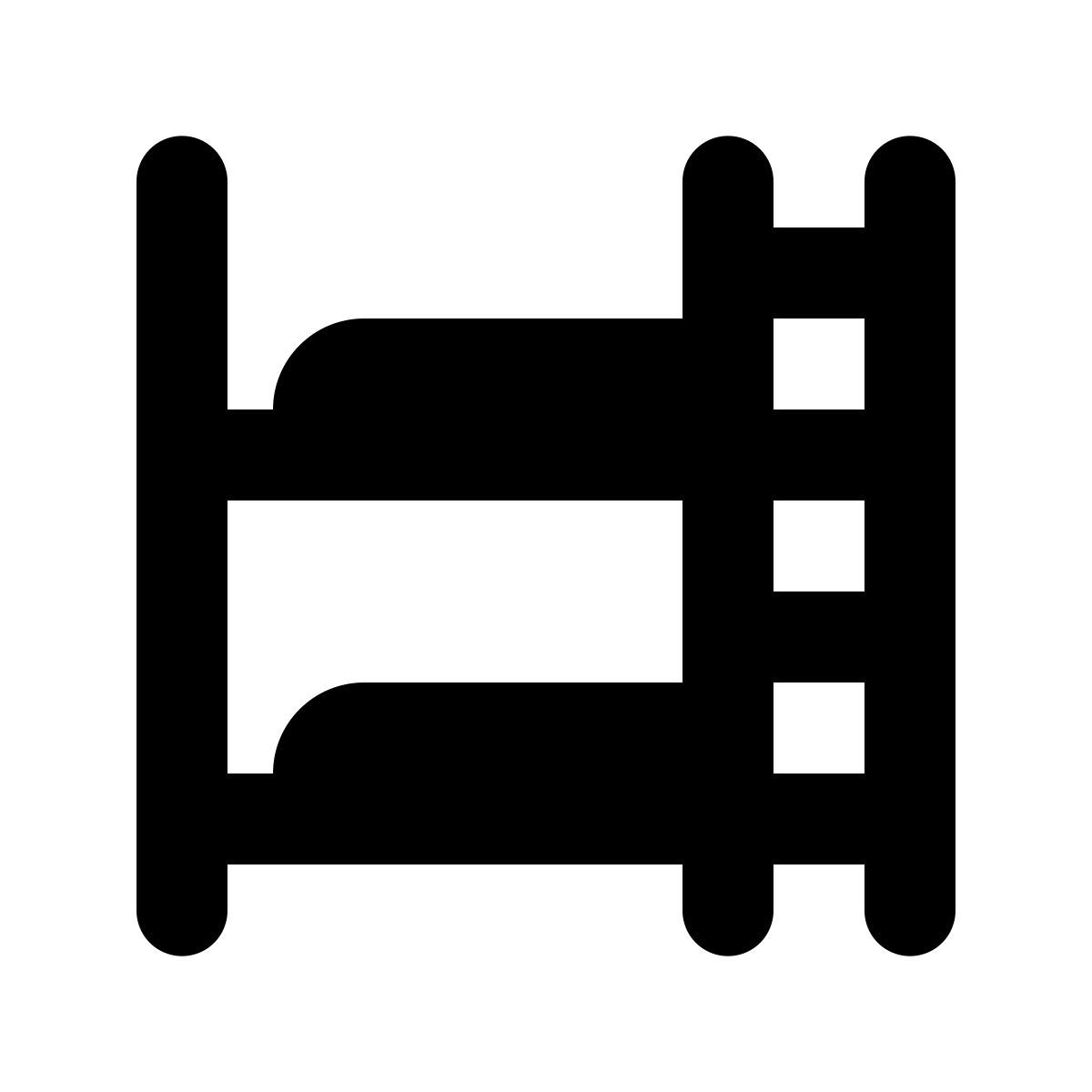 material rounded style dormitorio de los niños icon