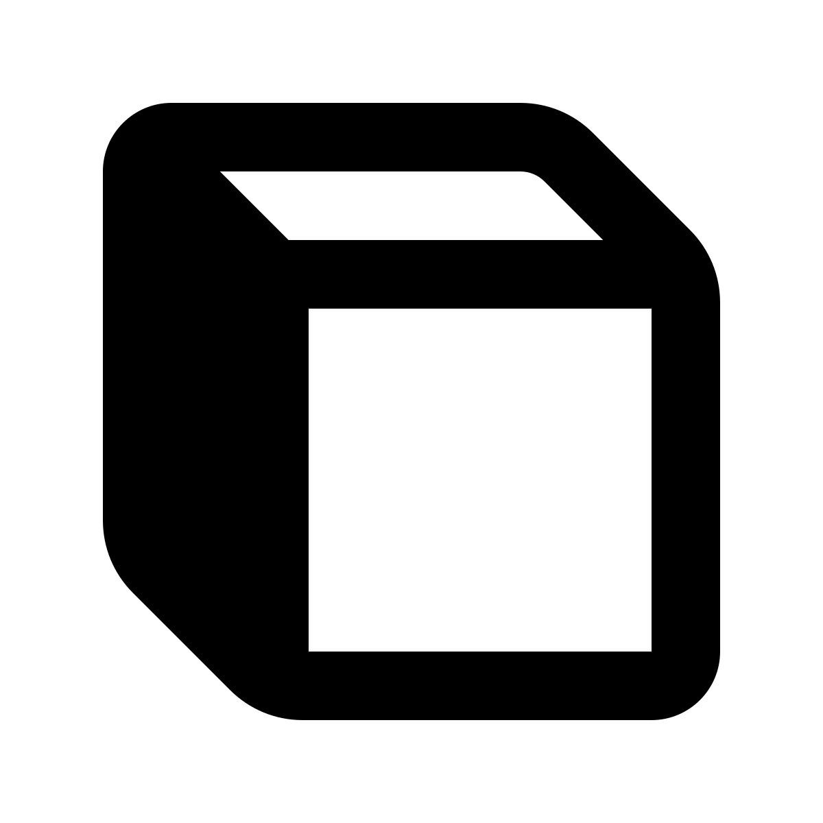 material rounded style cubo icon