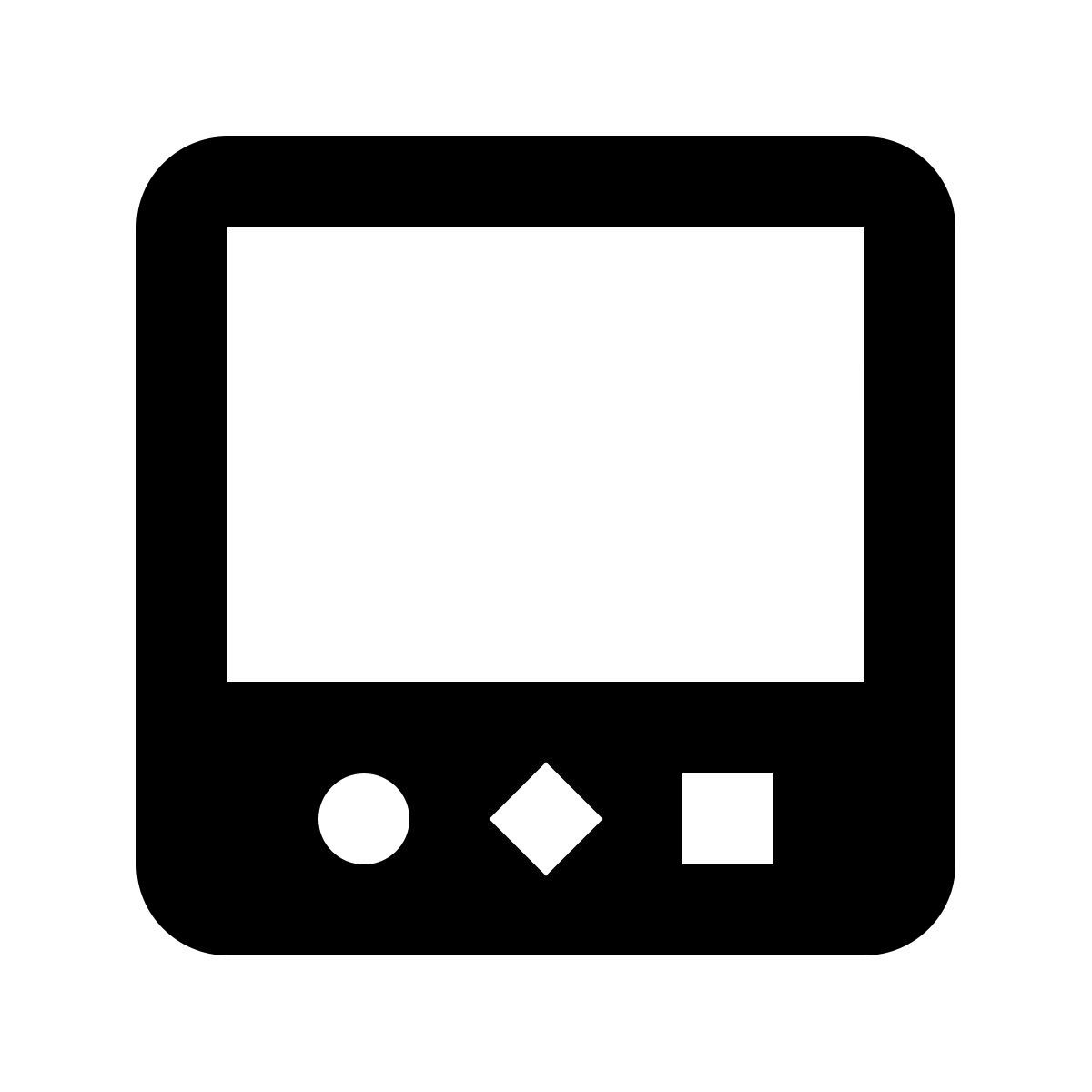 material rounded style 맥 독 icon
