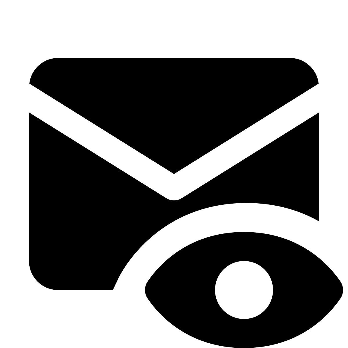 material rounded style mail privacy icon