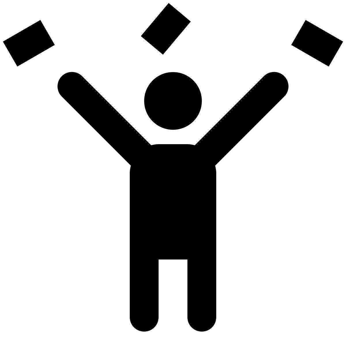 material rounded style mann mit geld icon