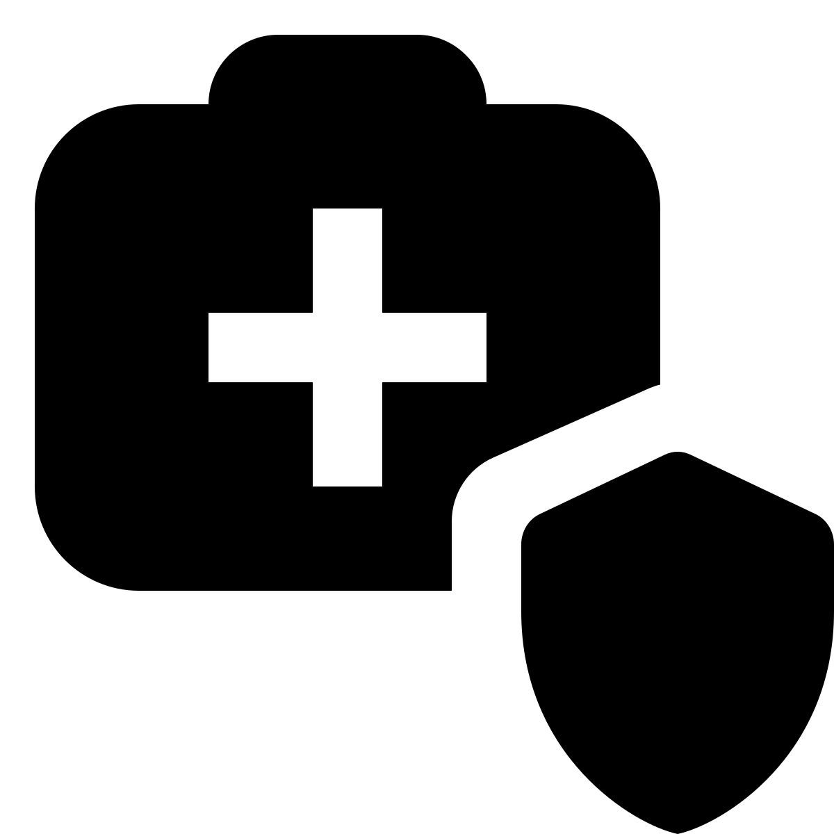 material rounded style medical expenses insurance icon