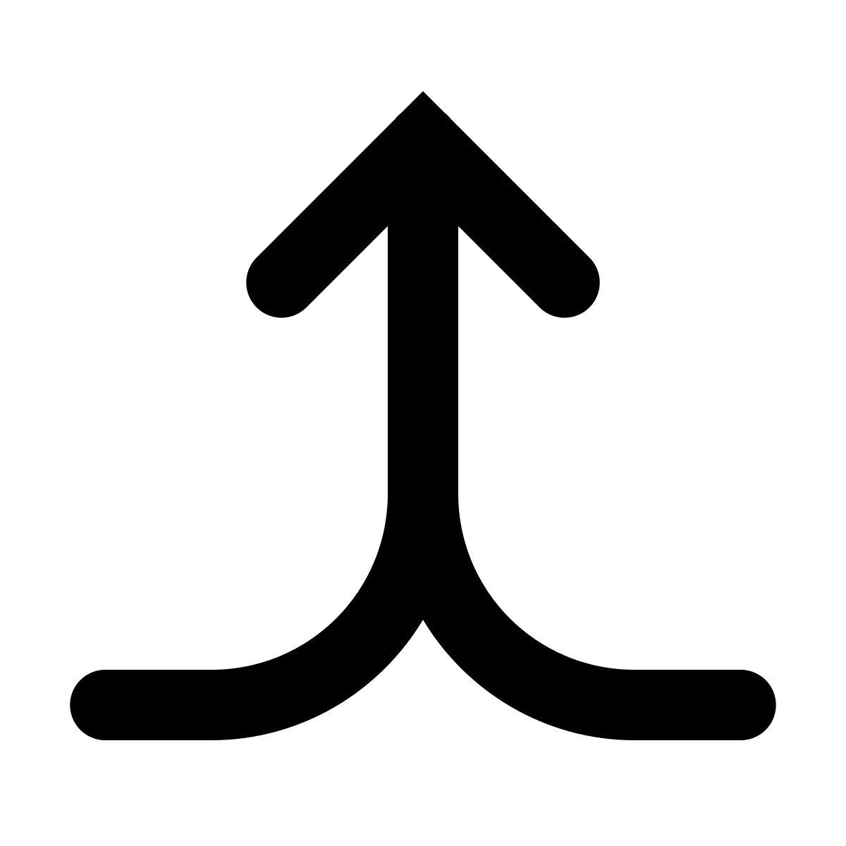 material rounded style 병합 icon