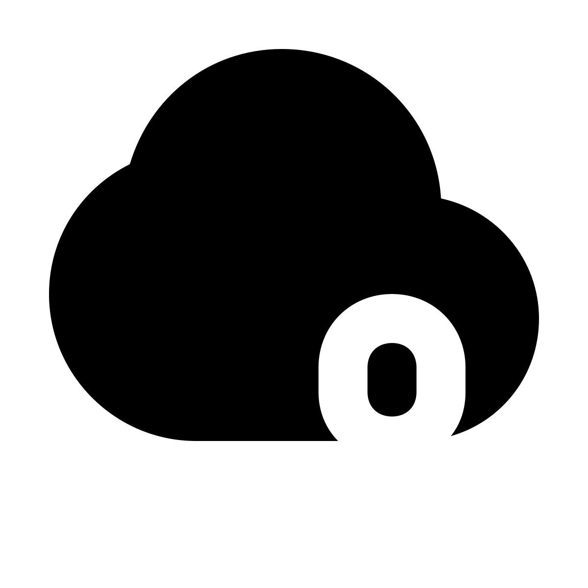 material rounded style pioggia moderata icon