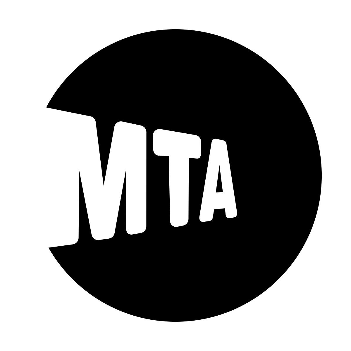 material rounded style metropolitan transportation authority icon