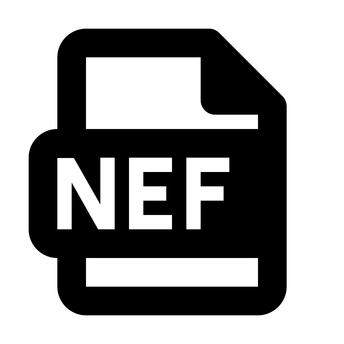 material rounded style nef icon