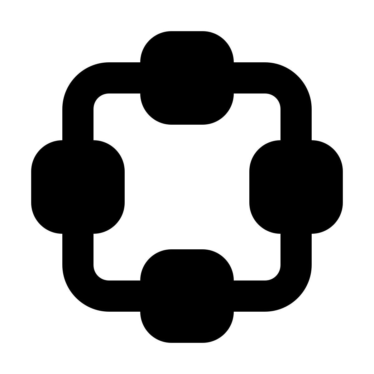 material rounded style réseau icon