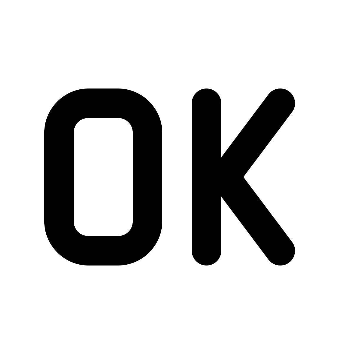 material rounded style ok icon