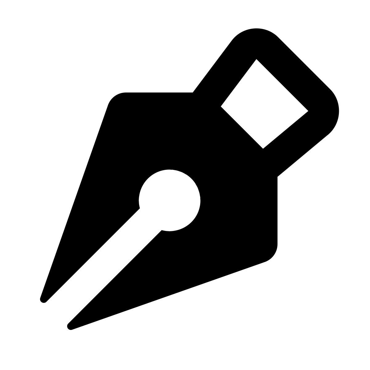 material rounded style stift icon