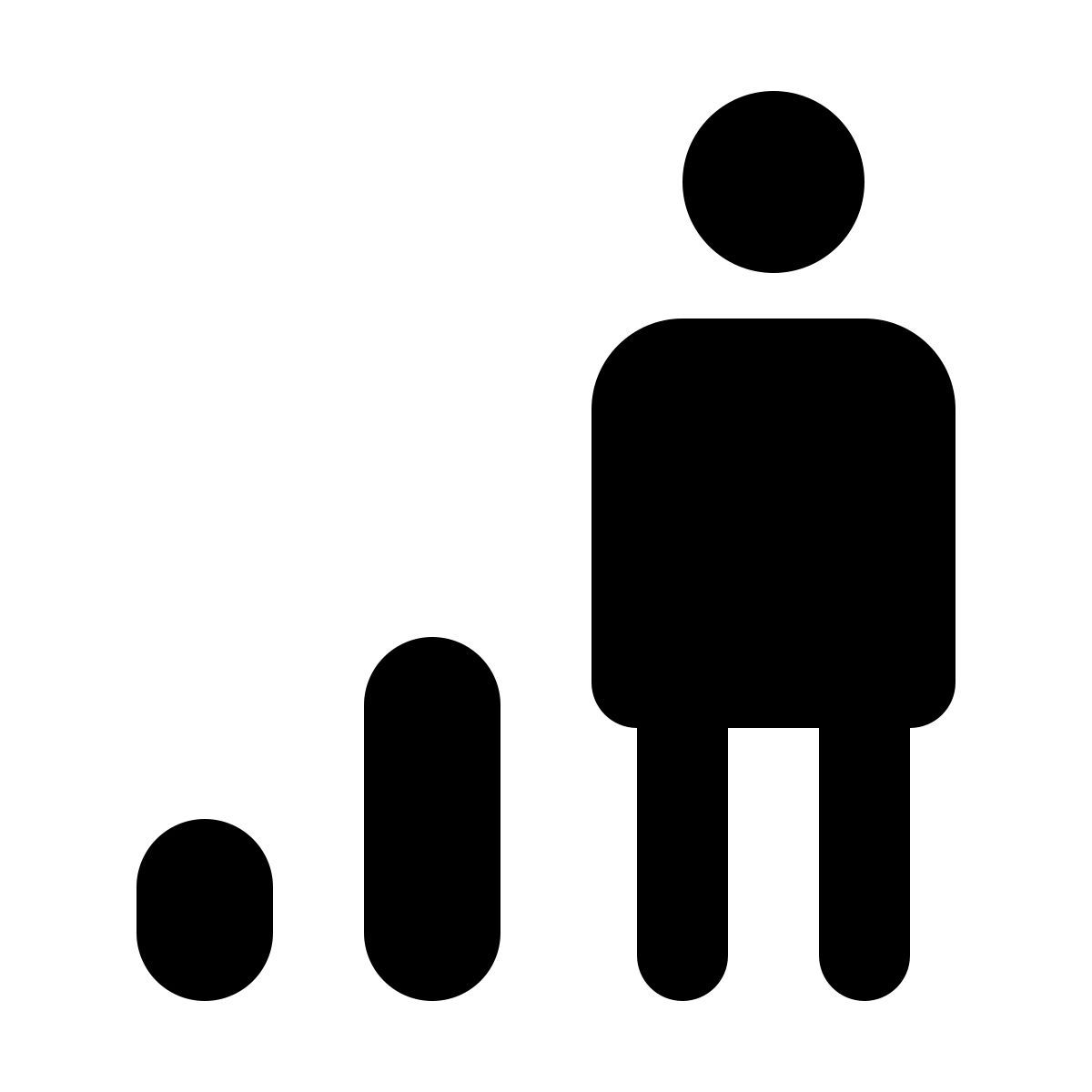 material rounded style 人的成长 icon