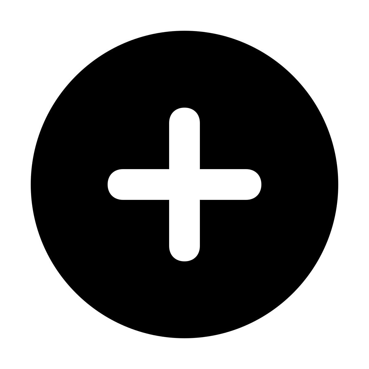 material rounded style más icon