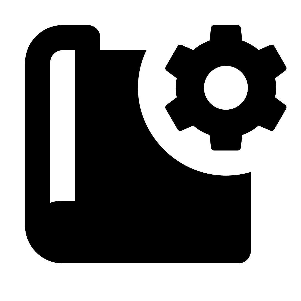 material rounded style 프로젝트 설정 icon