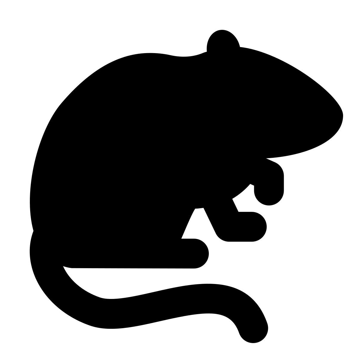 material rounded style rata silhuette icon