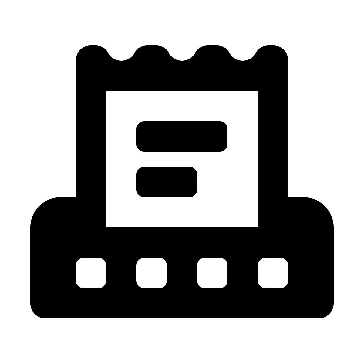 material rounded style rechnung icon