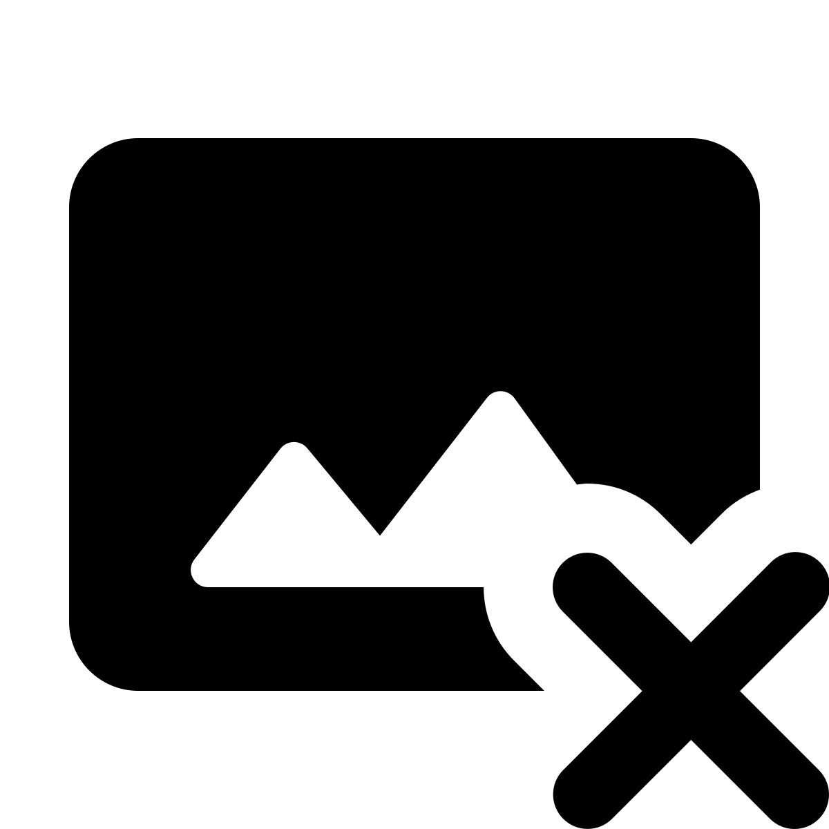 material rounded style rimuovi immagine icon