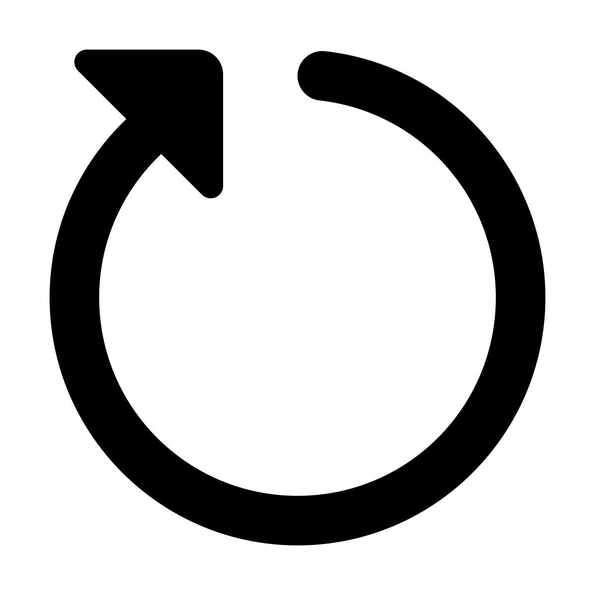 material rounded style reiniciar icon