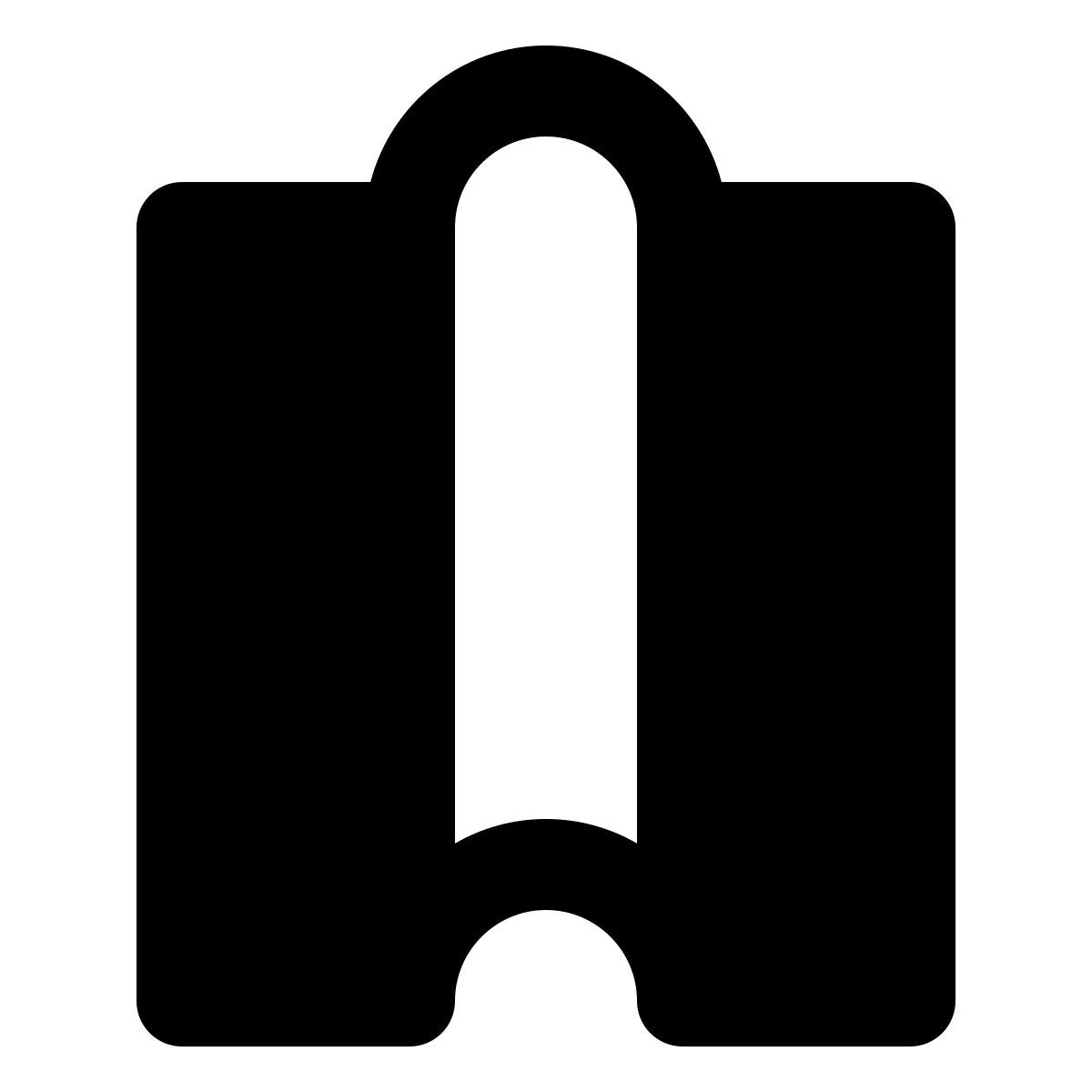 material rounded style 지붕 타일 icon