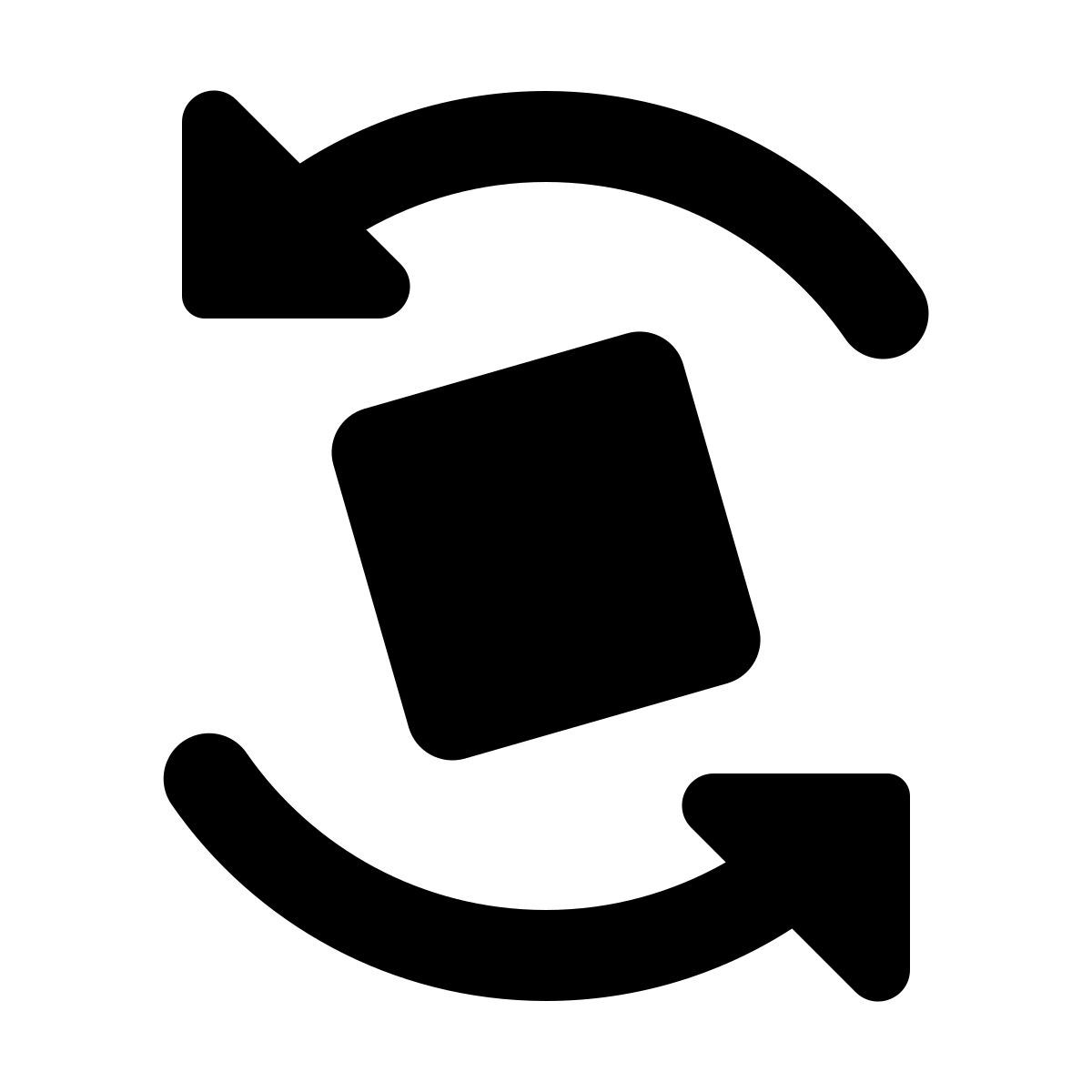 material rounded style rotate counterclockwise icon