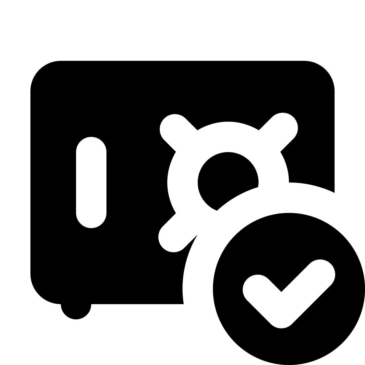 material rounded style cassaforte ok icon