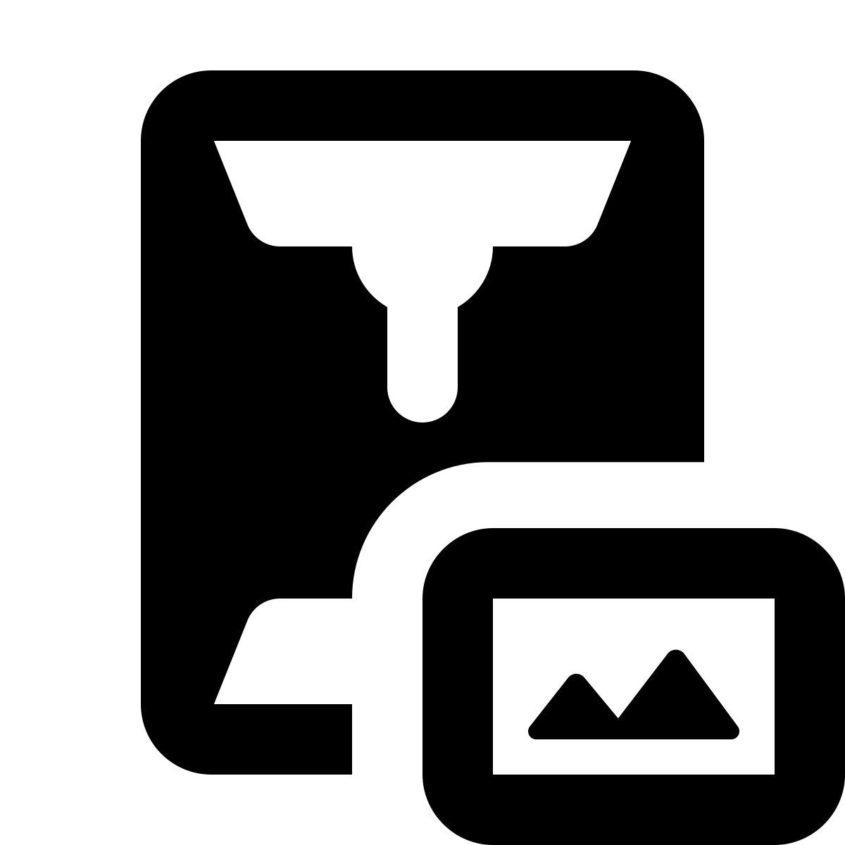 material rounded style send images icon