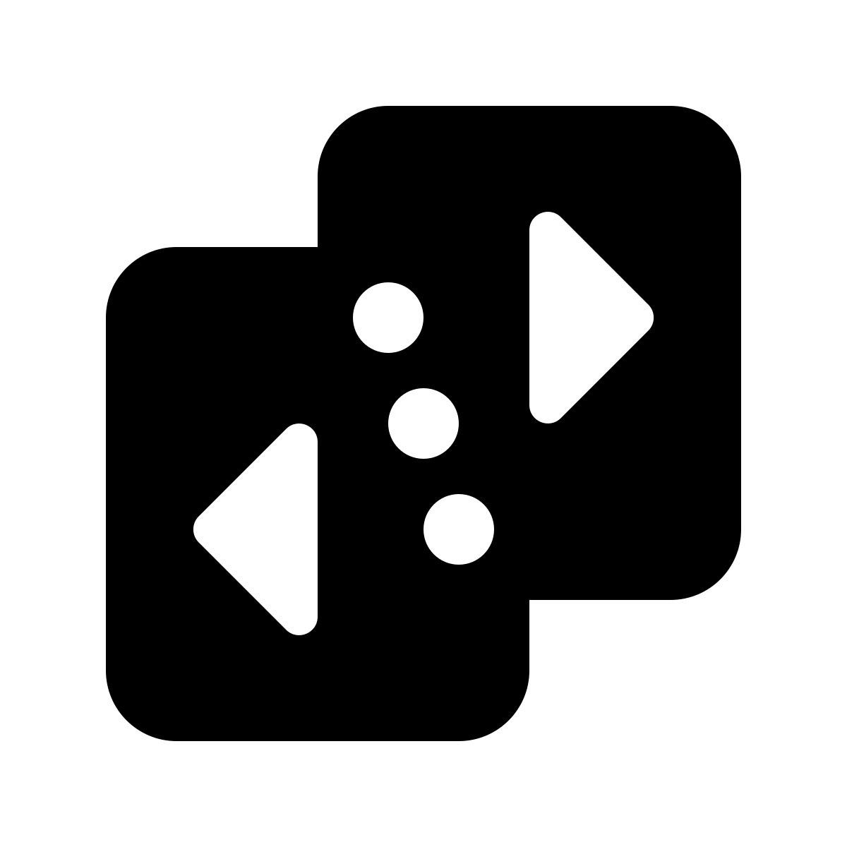 material rounded style 문서 분리 icon