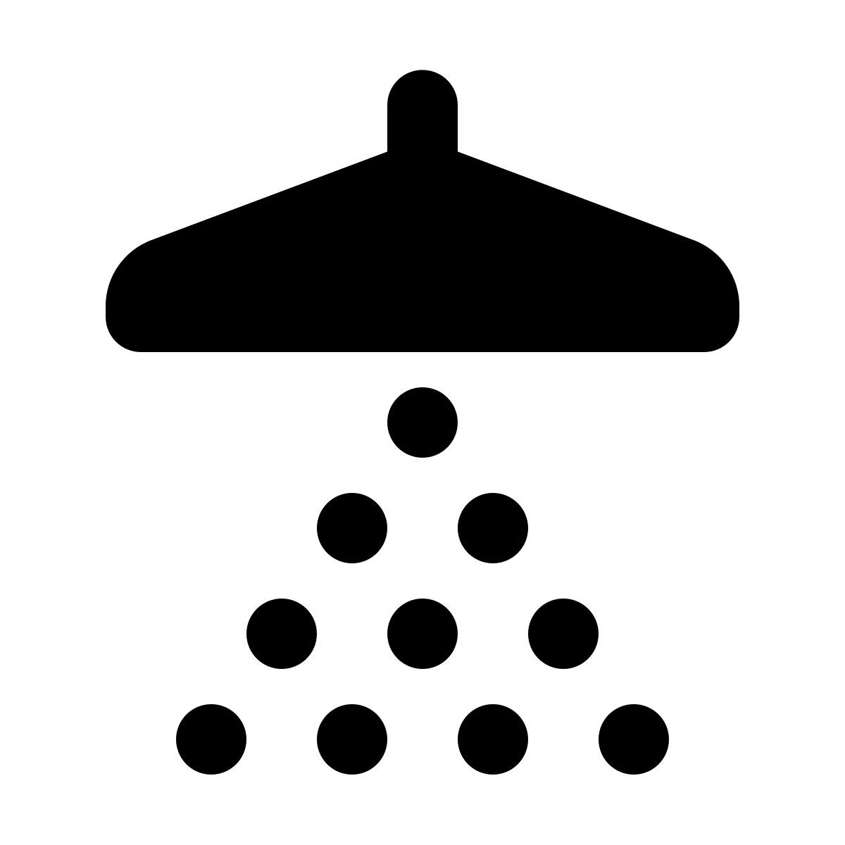 material rounded style 淋浴 icon