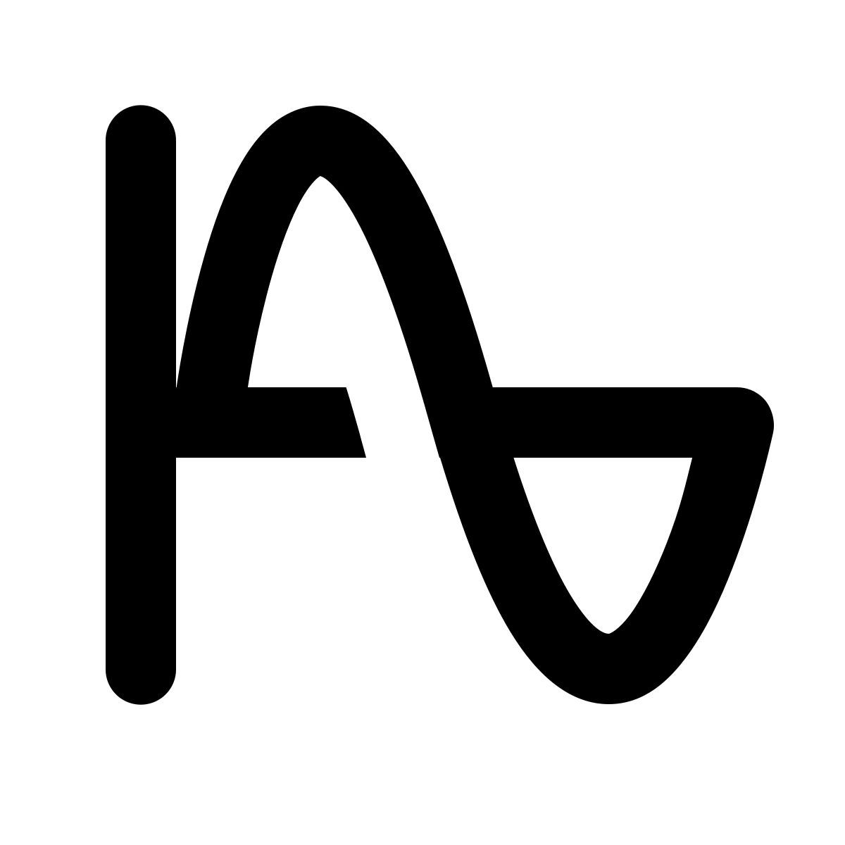 material rounded style 正弦 icon