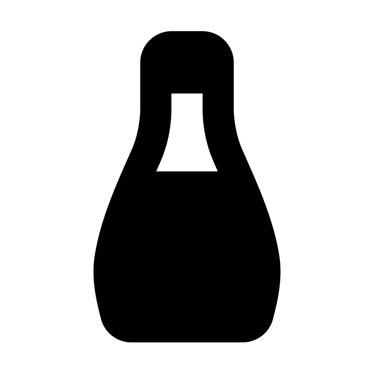 material rounded style soy sauce icon