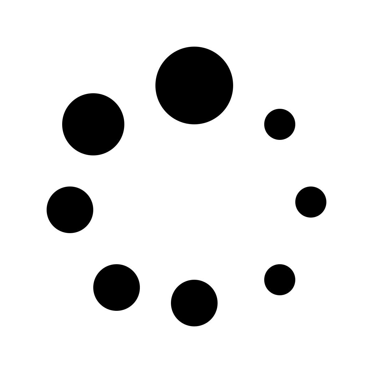 material rounded style 회 전자의 프레임 1 icon