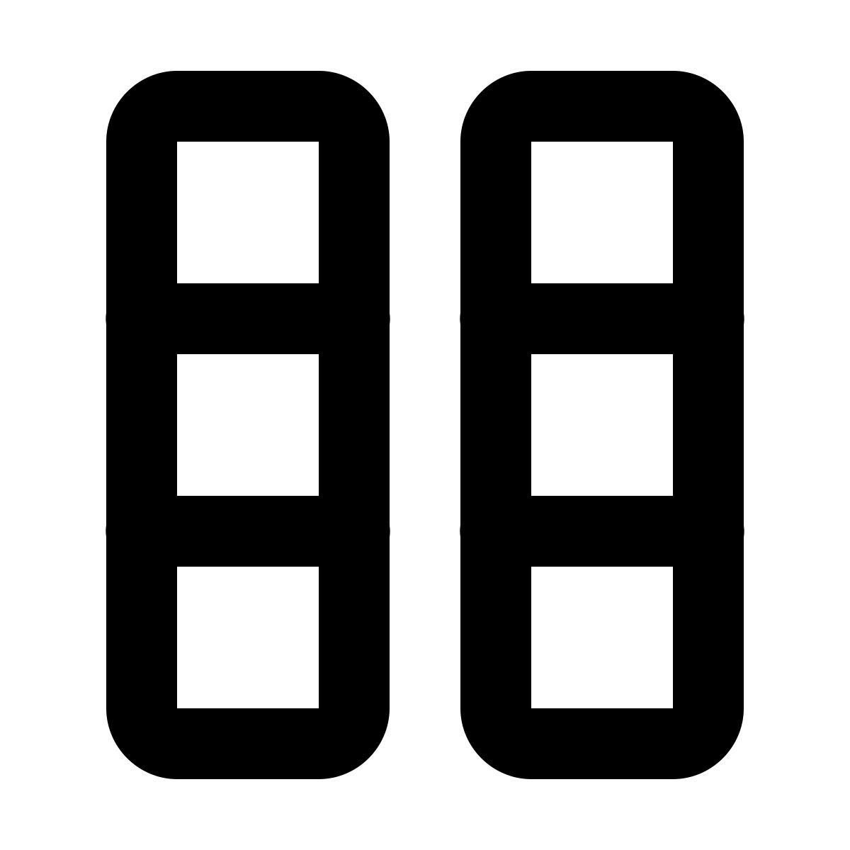 material rounded style dividir tabla icon