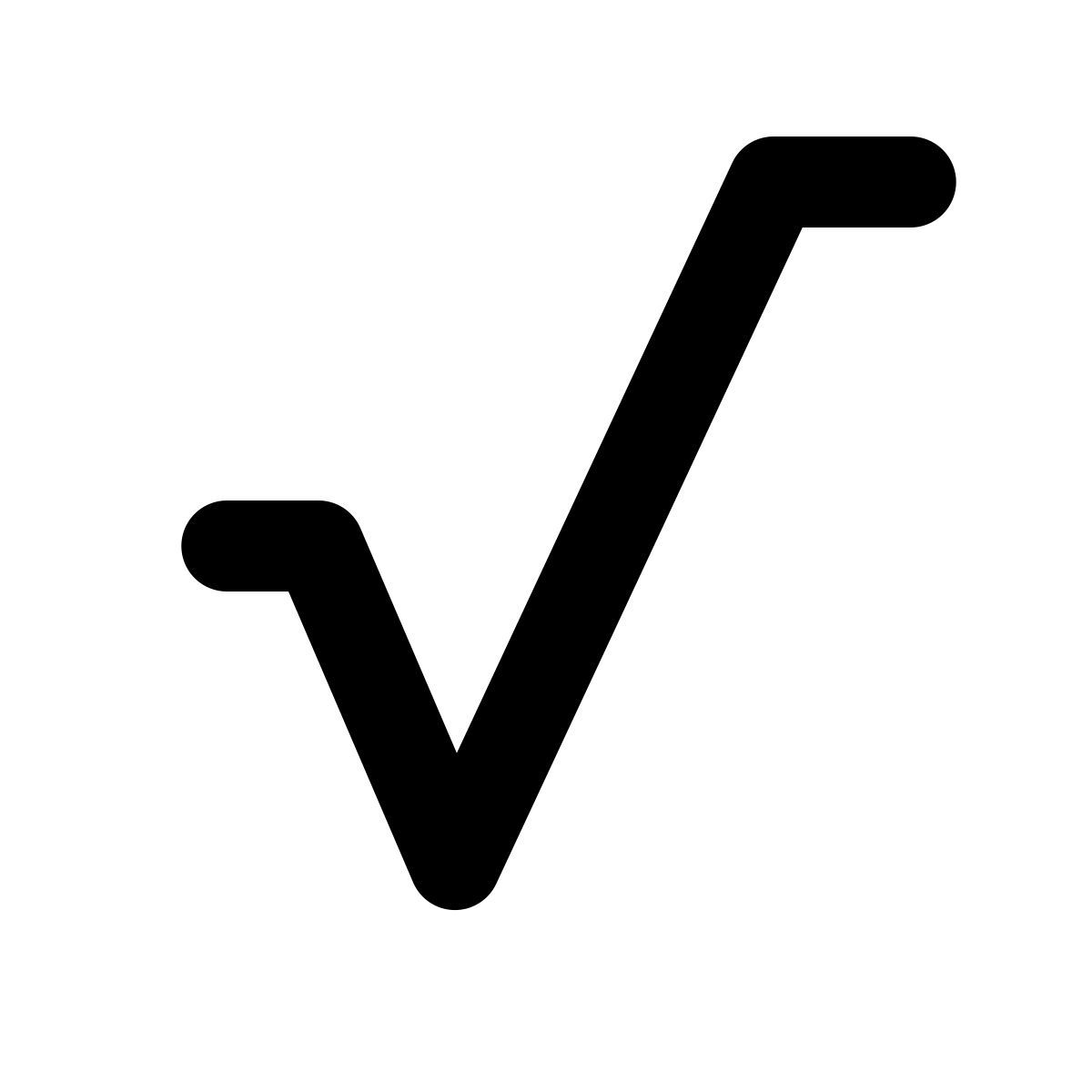 material rounded style raíz cuadrada icon