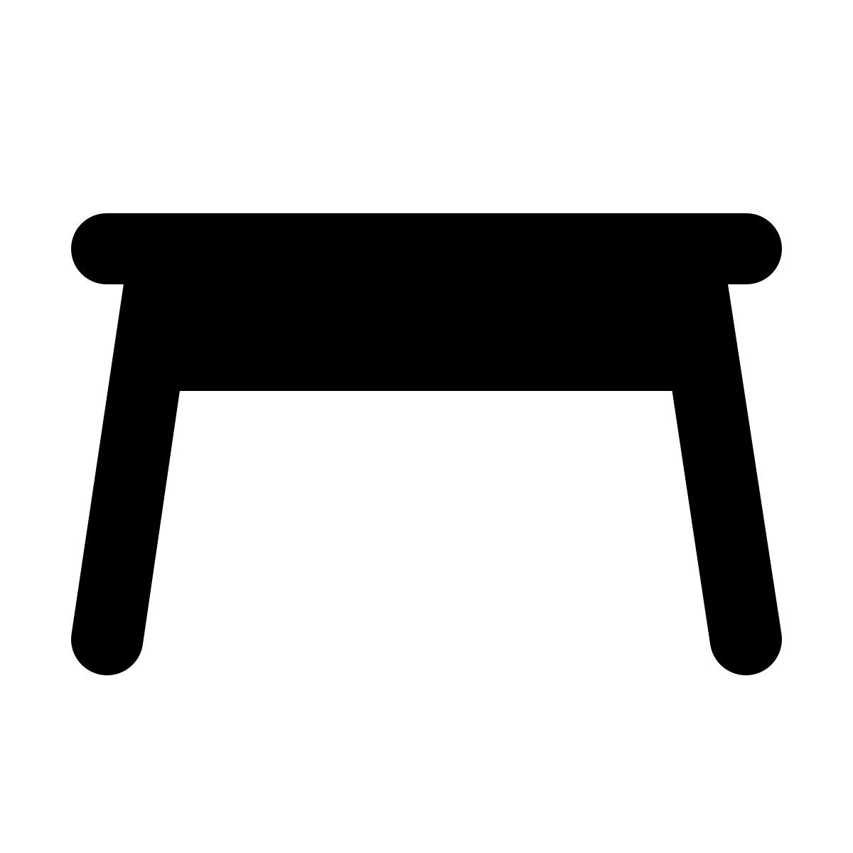 material rounded style table icon