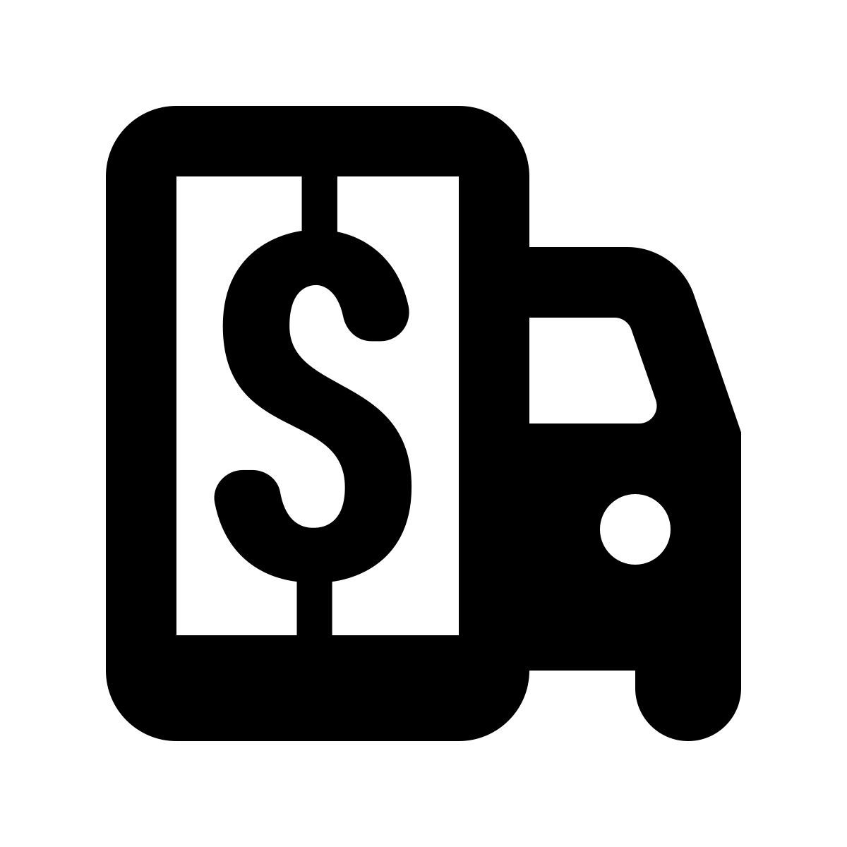 material rounded style 택시 모바일 지불 icon