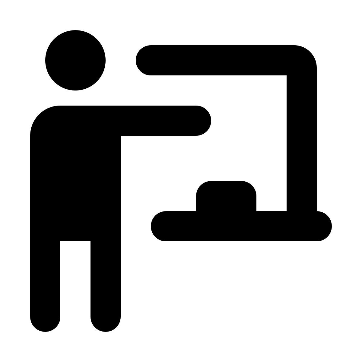 material rounded style insegnante icon