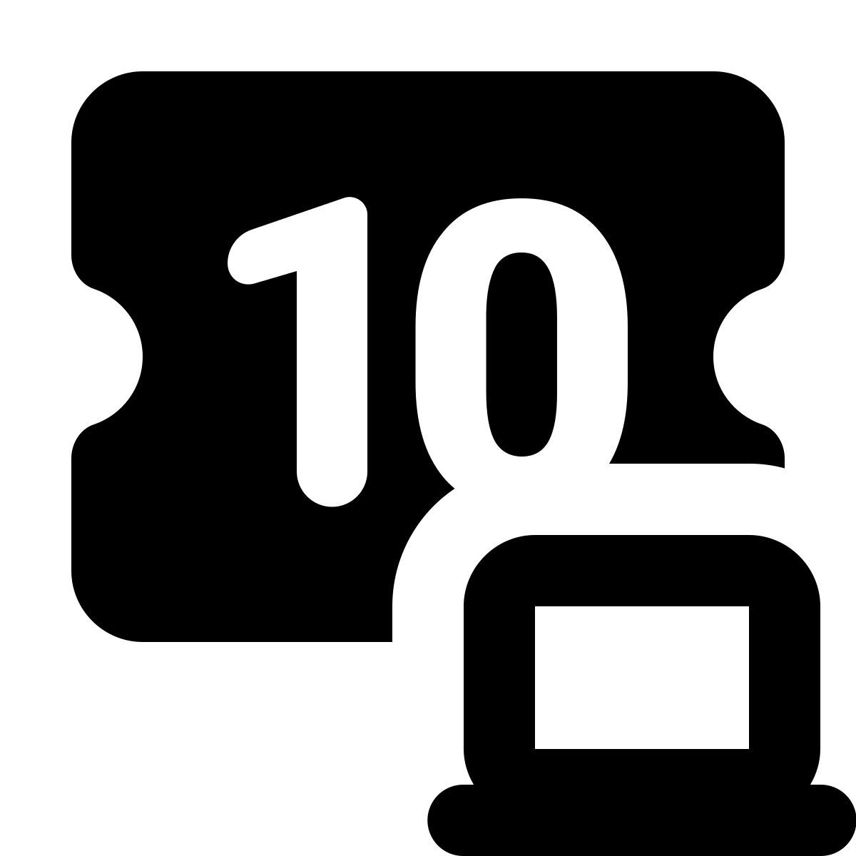 material rounded style zehn online tickets icon